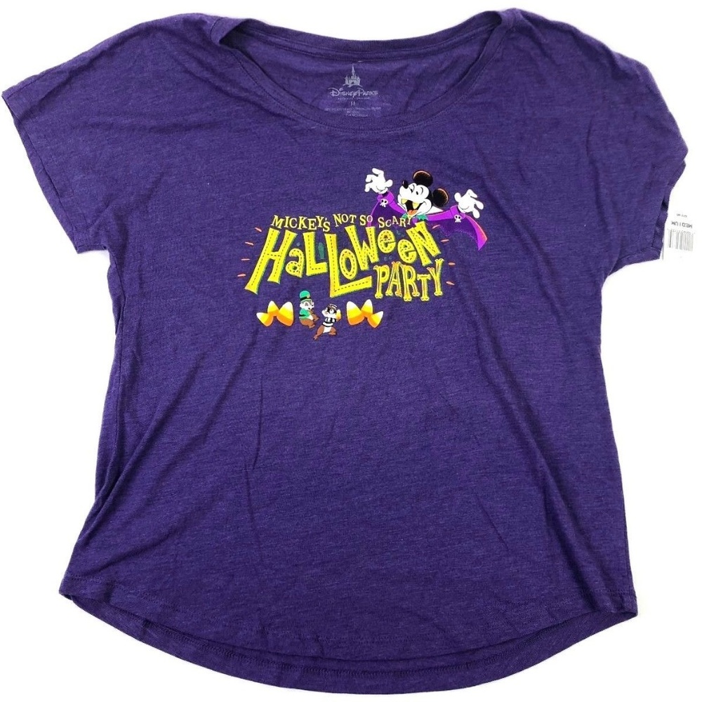 Mickey's Not So Scary Halloween Party Ladies M Tee